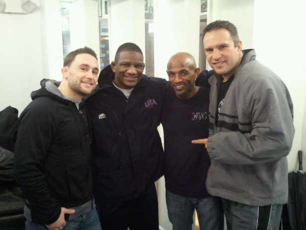 Ramico Blackmon wih the Frankie Edgar Team