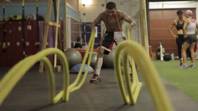 Battle rope training