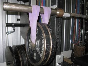 Hanging weights from barbell sale