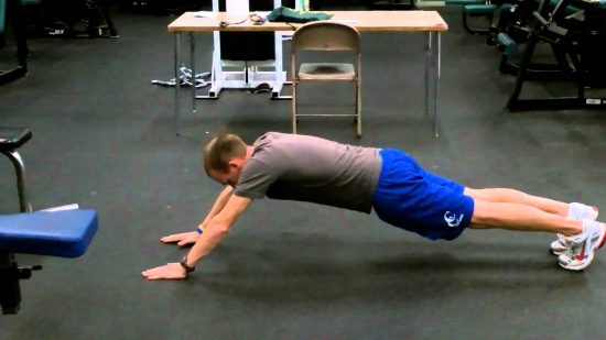 walkout hold ab exercise