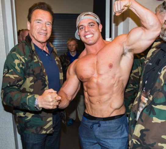 Brad Castleberry with Arnold