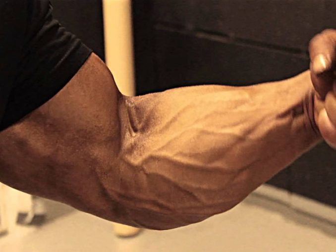 massive forearms