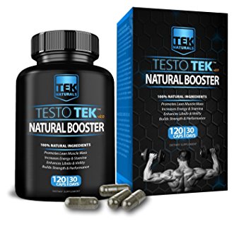 TestoTEK bottle and package