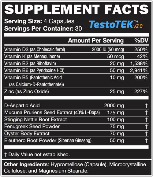 TestoTek Label