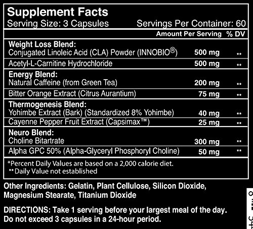 Quadralean Thermogenic label