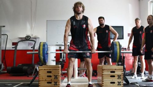 Power cleans football