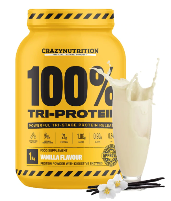 100% tri-protein