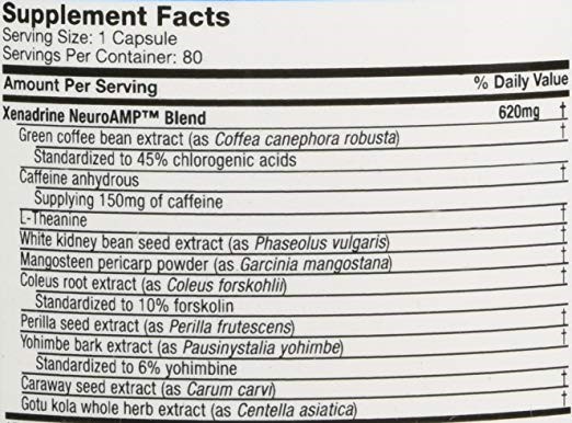 Xenadrine Core Ingredients
