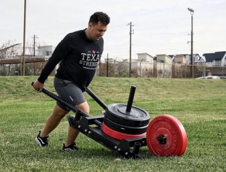 wheelbarrow sled