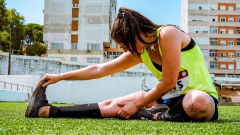 girl stretching