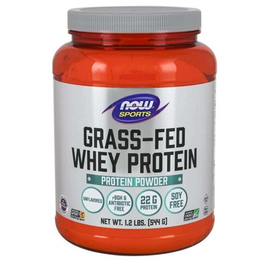 Unflavored Grass-Fed Whey by NOW Sports