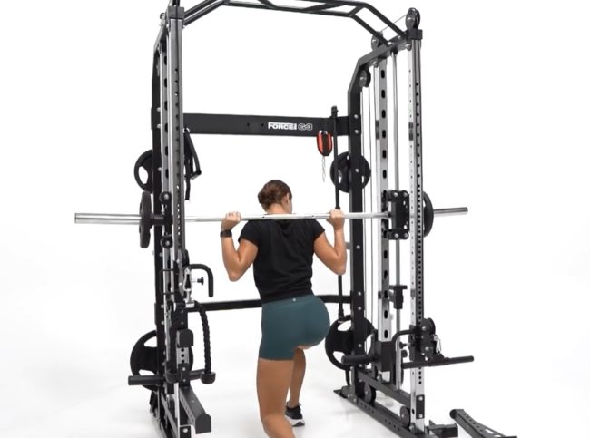 WOLFMATE Commercial Smith Machine All in One Gym Workout Training Equipment 