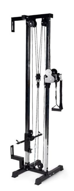 Tall Wall Mounted Pulley Tower V3 by Titan Fitness