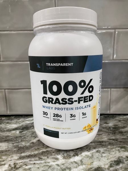 100% Grass-Fed Whey Protein Isolate Powder - Transparent Labs