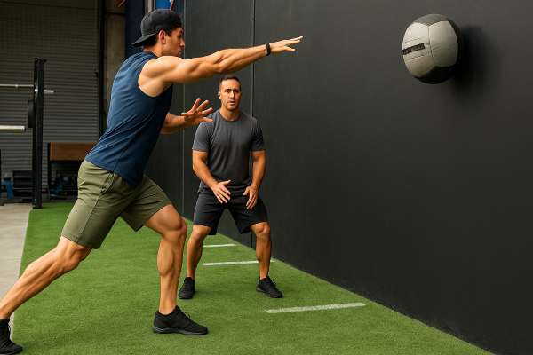 Med ball toss