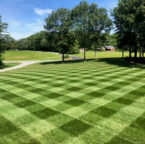 Best Lawn Care Mowing Service Westlake, Ohio Area Striped lawn